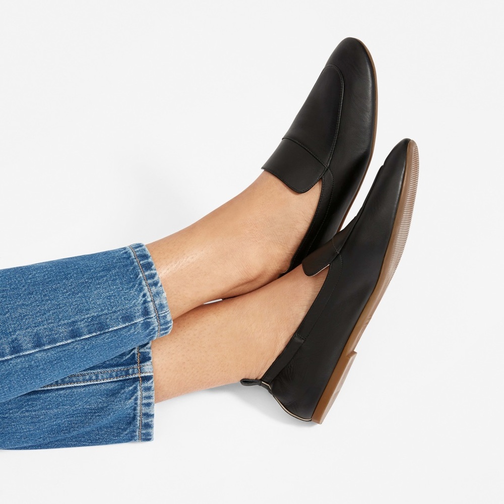 Everlane Day Loafer Size 8. Black